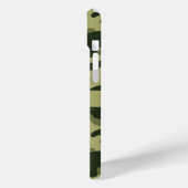 Grüne Tarnung Personalisiert Case-Mate iPhone Hülle (Rückseite / Links)