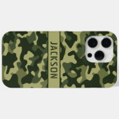 Grüne Tarnung Personalisiert Case-Mate iPhone Hülle (Rückseite (Horizontal))