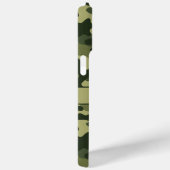 Grüne Tarnung Personalisiert Case-Mate iPhone Hülle (Rückseite / Rechts)