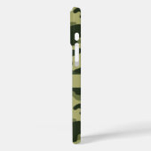 Grüne Tarnung Personalisiert Case-Mate iPhone Hülle (Rückseite / Links)