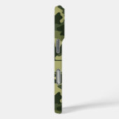 Grüne Tarnung Personalisiert Case-Mate iPhone Hülle (Rückseite / Rechts)