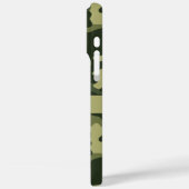 Grüne Tarnung Personalisiert Case-Mate iPhone Hülle (Rückseite / Links)