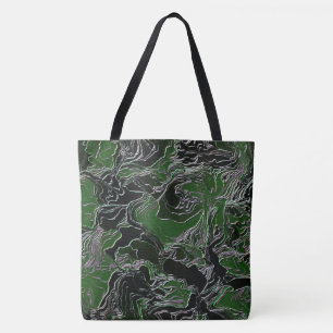 Grüne Tarnung Tasche