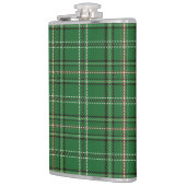 Grüne Tartan-Flasche Flachmann (Links)