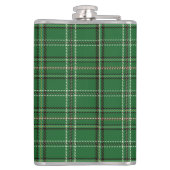 Grüne Tartan-Flasche Flachmann (Rückseite)