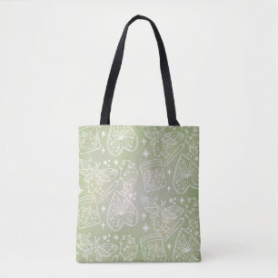 Grüne Tasche für Mystical Sage - Moth, Herbs & Mag