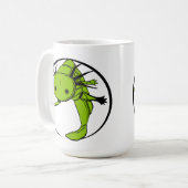(Grüne) Tasse des Axolotlkreises (Vorderseite Links)