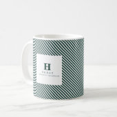 Grüne TASSE für den ersten ABSCHLUSS (Vorderseite Links)