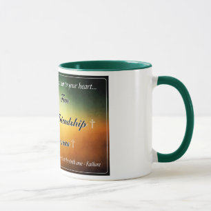 Grüne Tasse "mit fünf f" Kaffee-11oz