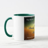 Grüne Tasse "mit fünf f" Kaffee-11oz (Links)