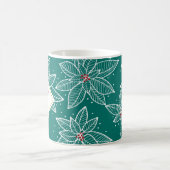 Grüne Tasse Poinsettia Holiday (Mittel)