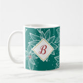 Grüne Tasse Poinsettia Holiday (Links)