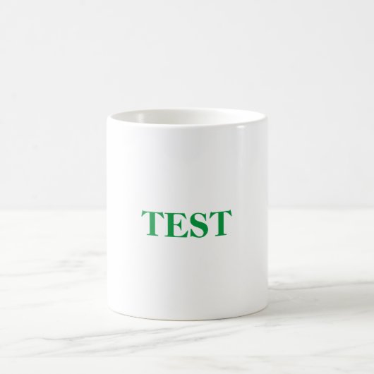 Grüne Tasse testen (Mittel)