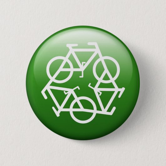 Grüne Taste von Petr Kratochvil gerecycelt Button (Vorderseite)