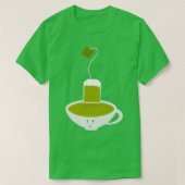 Grüne Teebeutel T-Shirt (Design vorne)