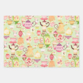 Grüne Teelöffel und Jungs Geschenkpapier Set (Vorderseite 3)