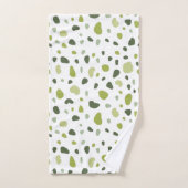 Grüne Terrakotta Badhandtuch Set (Handtuch)