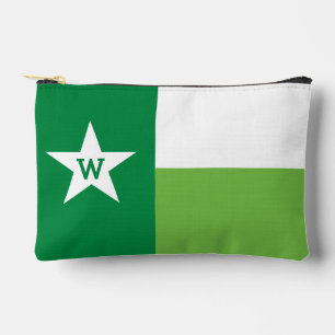 Grüne Texas-Flagge Zubehörtasche