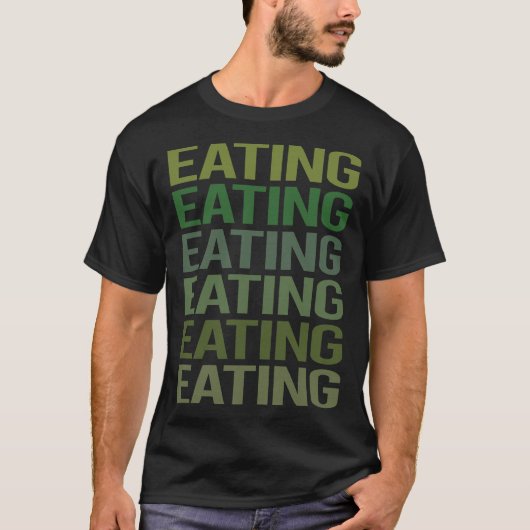 Grüne Textausgabe T-Shirt (Vorderseite)