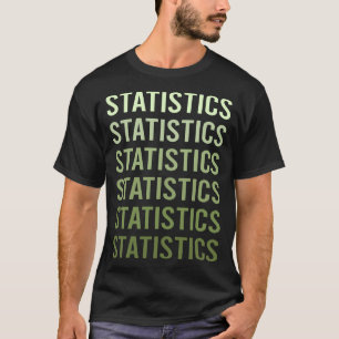 Grüne Textstatistiken T-Shirt