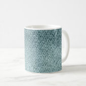Grüne Textur: Trendy Background Kaffeetasse (VorderseiteRechts)