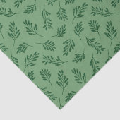 Grüne Texturierte botanische Blätter Seidenpapier (Detail)