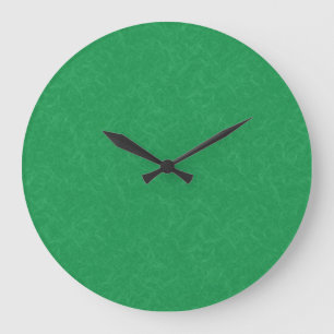 Grüne texturierte Oberfläche mit wirbelndem Muster Große Wanduhr