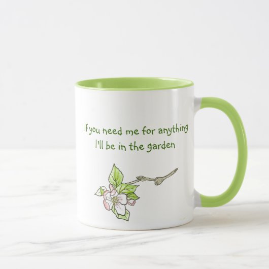 Grüne Thumb-Tasse Tasse (Rechts)