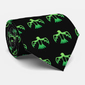 Grüne Thunderbird-Krawatte Krawatte (Gerollt)
