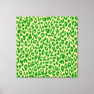 Grüne Tierdruckhaut aus Leopard - schöne Kunst Leinwanddruck