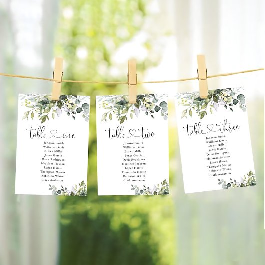 Grüne Tischnummer 1 Sitzplan