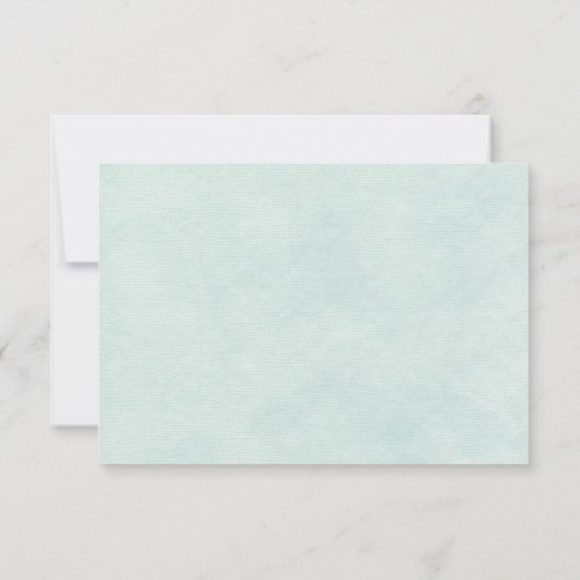 Grüne Tischnummer mit weichem Pfeffer (Rückseite)