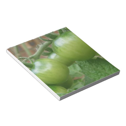 Grüne Tomaten Notizblock (angewinkelt)