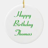 Grüne Tomaten/Paradeiser Keramikornament (Hinten)