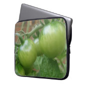 Grüne Tomaten/Paradeiser Laptopschutzhülle (Vorderseite Links)