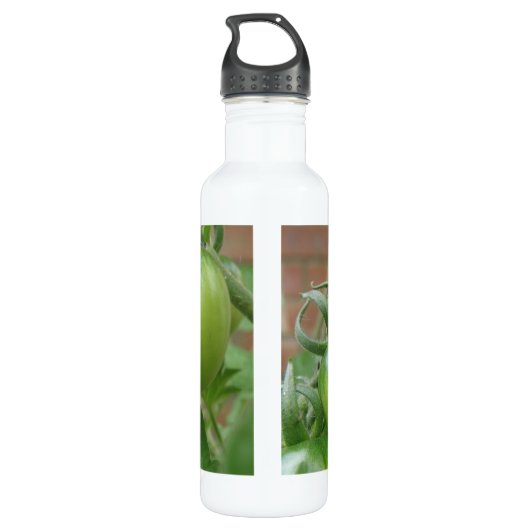 Grüne Tomaten Trinkflasche (Rückseite)