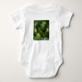 GRÜNE TOMATO VEGETABLE BABY ONE STRAMPLER (Rückseite)