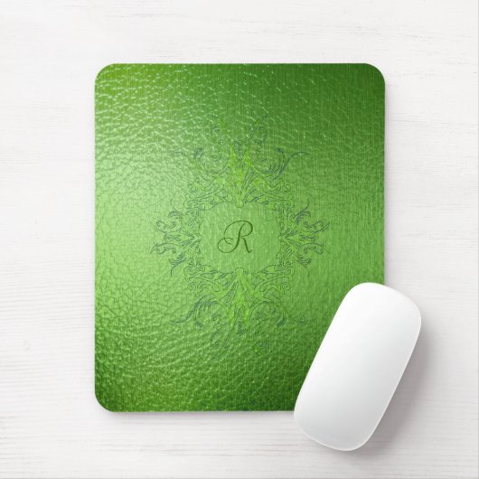 Grüne Tone Bleiglas-Maus-Pad Mousepad (Mit Mouse)