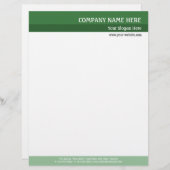 Grüne Töne Briefkopf (Vorne/Hinten)