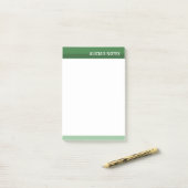 Grüne Töne Post-it Klebezettel (Auf Schreibtisch)