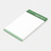 Grüne Töne Post-it Klebezettel (angewinkelt)