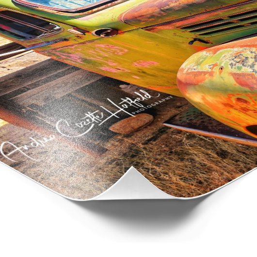 Grüne Tones Fotodruck (Ecke)