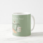 Grüne Topf Karotten Kaffeetasse (VorderseiteRechts)