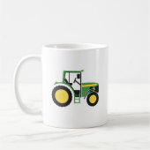 Grüne Traktor-Tasse Kaffeetasse (Links)