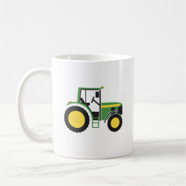 Grüne Traktor-Tasse Kaffeetasse
