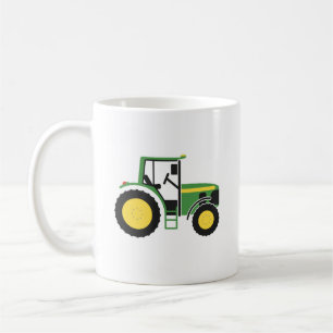 Grüne Traktor-Tasse Kaffeetasse