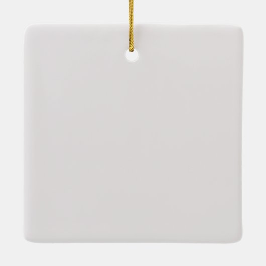 Grüne Traktor Wasserfarbe Personalisierte Bauernde Keramikornament (Rückseite)