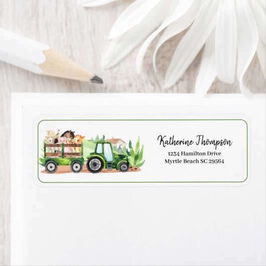 Grüne Traktorendusche für Landtiere (Insitu)