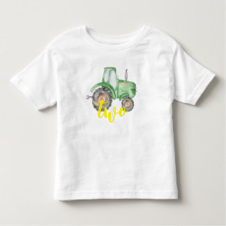 Grüne Traktorfarm Geburtstag T - Shirt