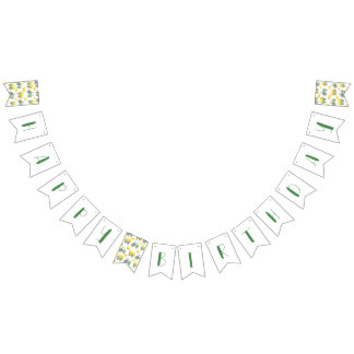 Grüne Traktorfarm Geburtstagsbanner Wimpelkette